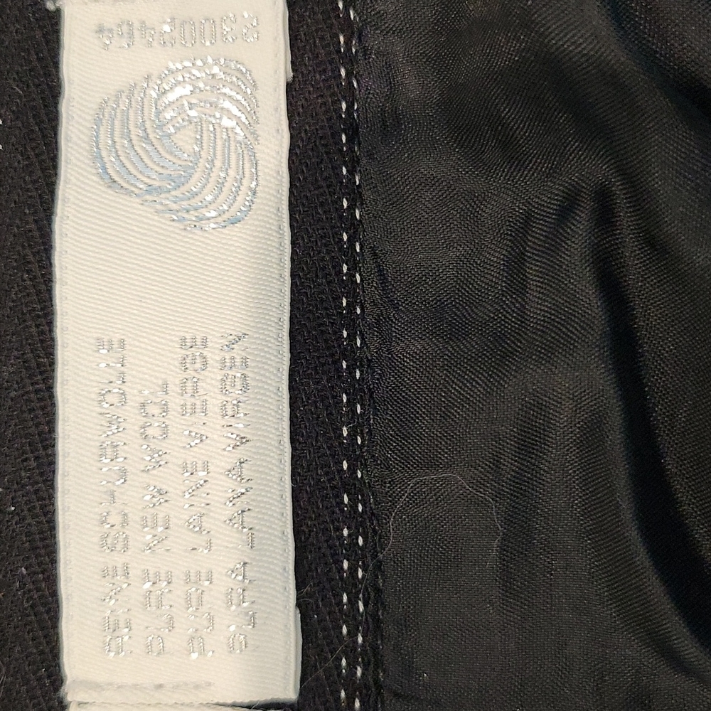 Escada Navy Pinstripe A-Line Skirt - Picture 6 of 8